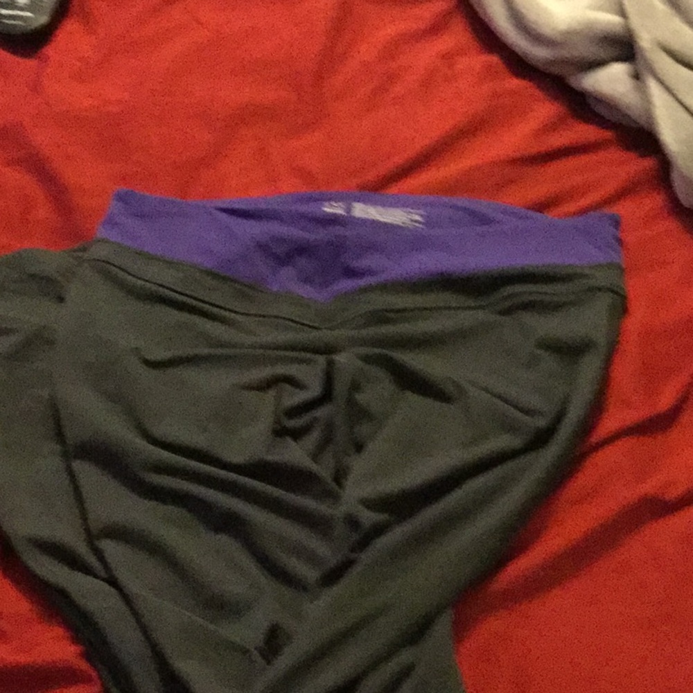 Super cute gray and purple VSX work out pants